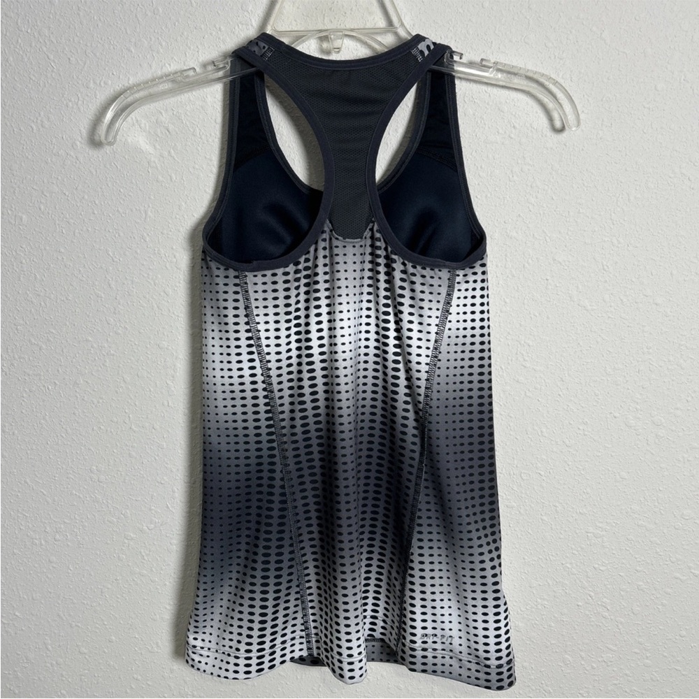 Nike Dri-Fit Support Victory Racerback Tank Top Sports Women Size XS Black Geo - Picture 4 of 5